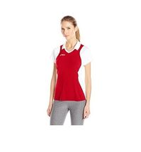 ASICS Women's Attacker Cap Sleeve Top FS2257 Red/White Size Large - $7.59