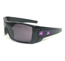 Oakley Sole Batwolf OO9101-08 Lucido Nero Viola Plaid Montatura Viola Lenti - £133.10 GBP