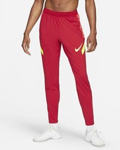 Nike Dri-Fit Strike Soccer Pants Joggers Slim Fit Gym Red CW5862 Large - £45.79 GBP