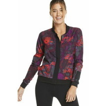 Fabletics Ithaca Floral Lightweight Zip Up Athletic Bomber Jacket, Medium - £12.45 GBP