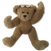 TY Teddy Bear Eve Attic Treasures Vintage 1993 Plush Stuffed Animal 6106 Flowers - £9.73 GBP