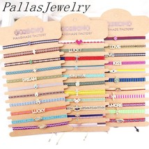 10Pcs  Braided Cz Bracelets Pattern Bracelet For Women Pulseras Mujer Bohemian A - £39.17 GBP