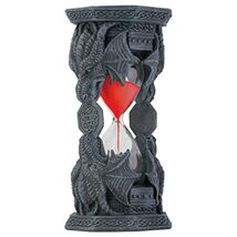 Celtic Knots Twinned Dragon Sand Timer Medieval Fantasy Decoration New - $30.98