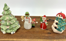 Lot of 4 Vintage Christmas Porcelain Miniatures Lefton, Kan Karon, Eresco - $17.60