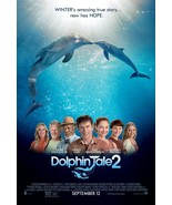 Dolphin Tale 2 Poster Morgan Freeman, Ashley Judd, Kris Kristofferson - £23.65 GBP