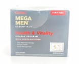 GNC Mega Men Essentials Health Vitality Vitapak Program 33ct BB02/25 - $28.98