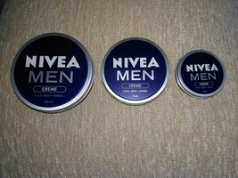 Original Nivea Men Cream Creme Face Body&amp;Hands Moisturiser Dry Skin 30,75,150ml - £3.35 GBP+