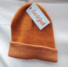 Cat & Jack Boy's 2T-5T Beanie Orange image 2
