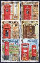 ZAYIX Jersey 1056-1061 MNH Letter Boxes Postal Service 092023S31M - $5.95