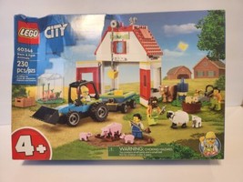LEGO CITY: Barn &amp; Farm Animals (60346) Sealed. Box is Bent n Dent - £58.38 GBP