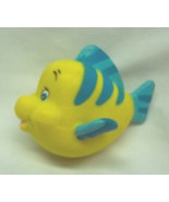 Vintage Walt Disney The Little Mermaid FLOUNDER Fish Plastic Rubber Toy ... - £14.41 GBP