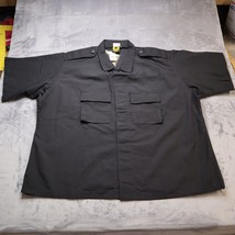 Propper Public Safety 3XLR Black Button Up Short Sleeve Lightweight Uniform Mens - £19.47 GBP