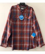 Columbia Big &amp; Tall Kestrel Trail Men&#39;s Shirt Plaid Long Sleeve Omni Sha... - $54.58 CAD