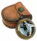 Nautical Brass Antique Sundial Maritime Rose London Pocket compass - $404.70 MXN