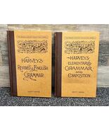 Harvey&#39;s English Grammar Two-Book set Mott Media McGuffy Educational Series - $30.45 CAD