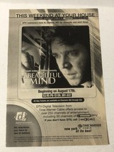 A Beautiful Mind Tv Guide Print Ad Russell Crowe Ron Howard TPA19 - £5.47 GBP