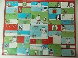 Christmas Wrap Gift Tags - Peel &amp; Stick - to &amp; from Labels for Presents ... - £5.48 GBP