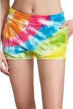 Juicy Couture Tie Dye Velour Shorts Spiral Combo ( M )  - £85.65 GBP