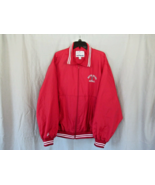 Majestic Athletic Boston Red Sox  jacket windbreaker XL red Scarlet zip front - $17.59
