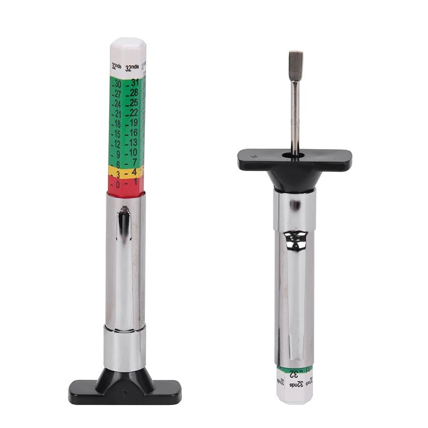 2PCS 25mm Car Tyre Measuring Pen Tire Wear Detection Tool Car Tyre Tread Depth G - $97.06