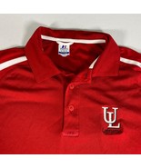 UL Ragin Cajuns Polo Shirt Adult M Mens Red White Football Golf Louisian... - £8.66 GBP