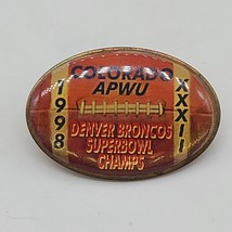 1998 APWU American Postal Workers Colorado Broncos Champs Local Lapel Ha... - $13.48