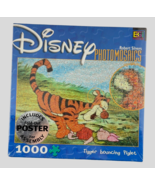 2004 Disney  Photomosaics Puzzle Tigger Bouncing Piglet Pooh 1000 Pieces - £19.01 GBP