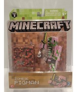 New Minecraft Series 3 Zombie Pigman 3 Inch Action Figure Collectible NI... - $75.43 CAD