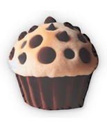 Chocolate Chip Muffin Plush Shaped Pillow - $60.97 CAD+