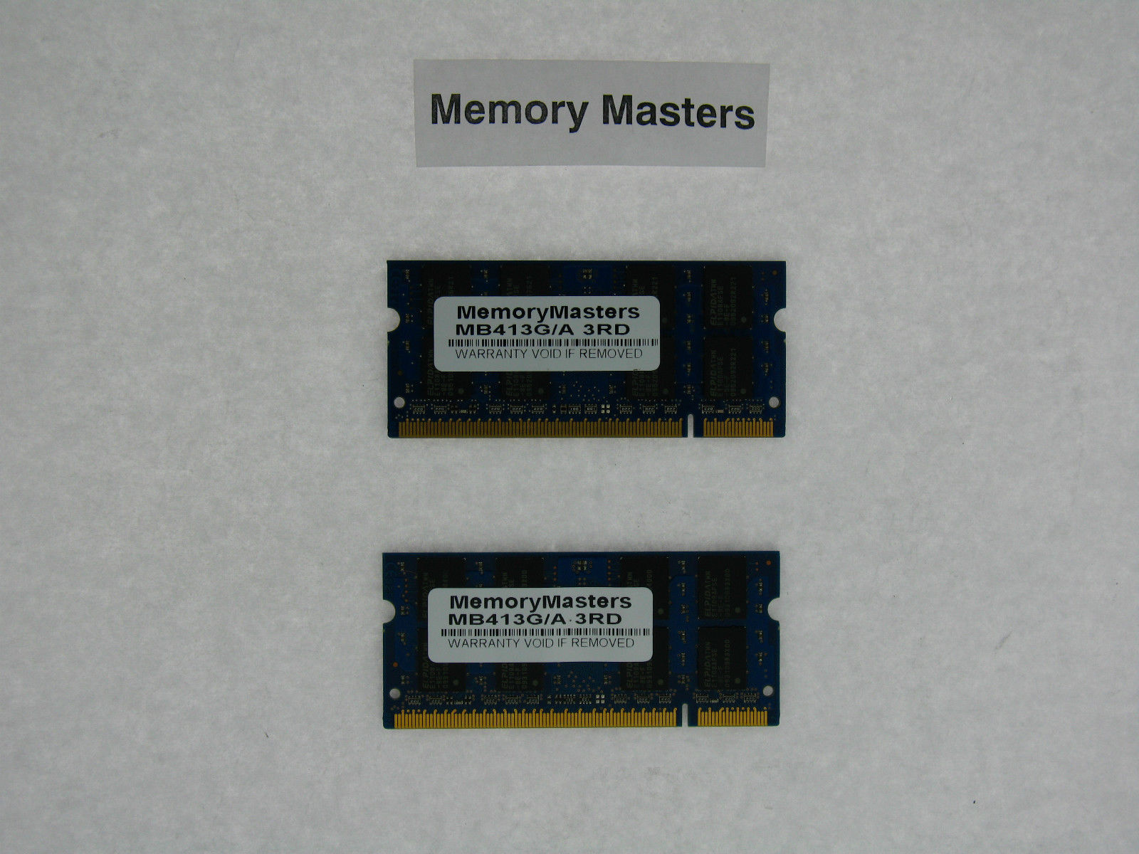 MB413G/A 4GB  (2X2GB) PC2-6400 800MHz DDR2 SDRAM SoDIMM APPLE iMAC - $39.54