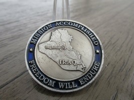 Operation Iraqi Freedom Mission Accomplished Challenge Coin 964D - £6.95 GBP