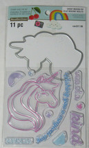 Recollections Stamp &amp; Die Kit Lot Set 11 pieces UNICORN Cheeky Modern Pop - £14.70 GBP
