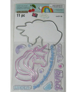 Recollections Stamp &amp; Die Kit Lot Set 11 pieces UNICORN Cheeky Modern Pop - $29.99 CAD