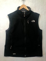 The North Face Windwall Fleece Vest Black Full Zip Outdoors Hiking Men L... - $29.39