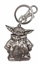 Star Wars The Mandalorian The Child Pewter Key Ring - $11.87