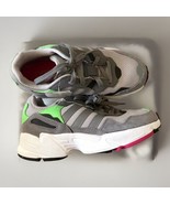 Adidas Kids Size 4.5 Gray Green Originals Yung-96J DB2802 Running Shoes ... - $29.70