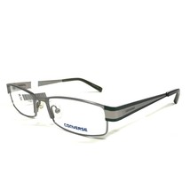 Converse RANDOM LIGHT GRAY Eyeglasses Frames Green Silver Rectangular 52-18-135 - £43.97 GBP