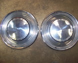 1971 CHRYSLER HUBCAPS 15&quot; OEM PAIR NEW YORKER NEWPORT TOWN &amp; COUNTRY - £35.38 GBP