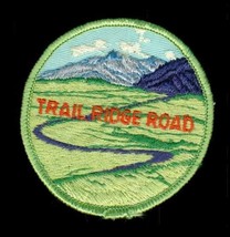 Vintage Travel Souvenir Embroidery Round Patch Estes Park Trail Ridge Ro... - £7.75 GBP