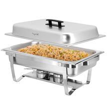 MegaChef 9.5 Quart Foldable Stainless Steel Professional Chafing Dish/Fo... - $79.70 MegaChef 9.5 Quart Foldable Stainless Steel Professional Chafing Dish/Fo... - $79.70