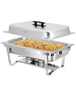 MegaChef 9.5 Quart Foldable Stainless Steel Professional Chafing Dish/Fo... - $79.70