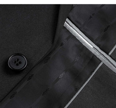 Men Renoir Tuxedo One Button Shawl Satin Lapel Formal Slim Fit 201-1 Black - £117.98 GBP