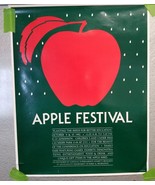 Poster St. Louis 1982 Apple Festival National Supermarket Eckert&#39;s Orchards - £14.88 GBP