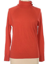 NEW Banana Republic Merino Wool Turtleneck Sweater Orange Size Large NWT - $59.39