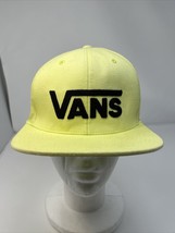 Vans Hat Men&#39;s One Size Lime Green Snapback Skate Casual Outdoor Adjusta... - £7.81 GBP