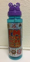 REUSABLE BPA FREE &#39;I&#39;M JUST HERE..&quot; PRINTED WATER BOTTLE, FREE SHIPPING - £10.46 GBP