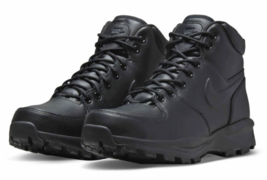 Nike hiking Black leather boots Manoa 454350 003 Men&#39;s # 10.5 Rugged Out... - $99.72