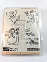 Stampin’ Up! Festival Friends Wood Rubber Stamp Set NEW Uncut Retired 2000 - $197.99 MXN