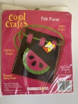 Dimensions Summer party purse Kit  #72212 5X5" Watermelon new craft - $9.89