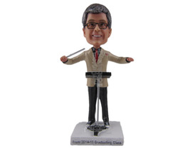 Custom Bobblehead Orchestra Conductor Directing The Musicians - Careers &amp; Profes - £66.75 GBP